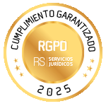Sello Cumplimiento RGPD garantizado por RS Servicios Jurídicos